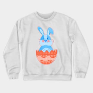 Easter bunny watercolor. Crewneck Sweatshirt